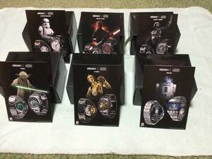 Ограниченное редкое Seiko Seiko Seiko Starwwars Star Wars Watch 6 Set Serial № 4