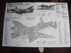 透視イラスト　イギリス王立空軍　ランカスターB.MkⅢ重爆撃機