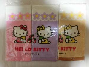 　HELLO KITTY 　タオル　３枚セット　未使用新品