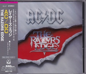 ■CD★AC/DC★レイザーズ・エッジ★ステッカー付き★国内盤・帯付■