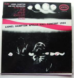 ◆ LIONEL HAMPTON / Appolo Concert 1954 ◆ Epic LN-3190 (yellow:strobo:dg) ◆ S