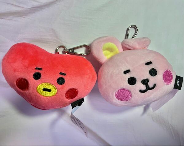 【おまけ付き★】TATA COOKY ふわふわ キーホルダー 2個セット BTS bt21