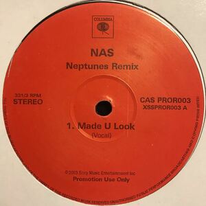 Nas / Made U Look Neptunes Remix ブートオンリー