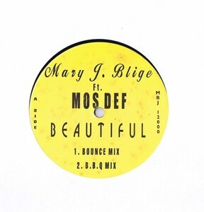 US盤 12inch Mary J. Blige Ft. Mos Def / Beautiful / モス・デフ MBJ 12000