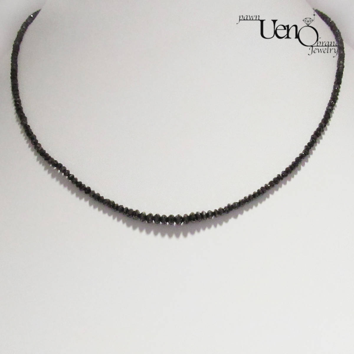 ブラックダイヤ 20.00ct ネックレス □ K18WG チェーン | tspea.org