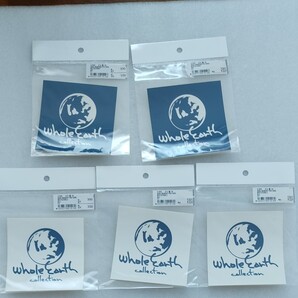 ホールアース whole Earth ステッカー 10cm×10cm 5枚セット アウトドア シール