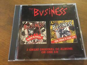 The Business『2 Great Original Oi! Albums On One CD』(CD) Smash The Disco’s Loud, Proud ’N’ Punk,Live