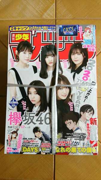 週刊少年マガジン 2020年1月29日号・欅坂46(櫻坂46) (菅井友香・小林由依・小池美波・尾関梨香・原田葵) 巻頭グラビア12ページ