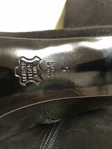 シャルルジョルダン CHARLES JOURDAN ロング ブーツ 新品 未使用品 保管品 黒 スェード サイズ5 22.５センチ_画像6