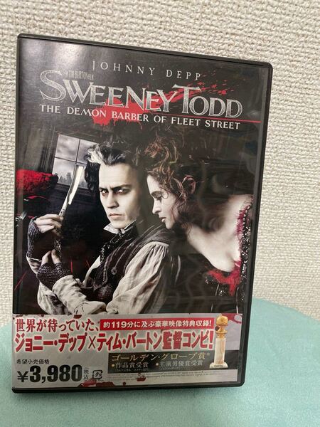 スウィーニートッド DVD ジョニーデップ ティムバートン