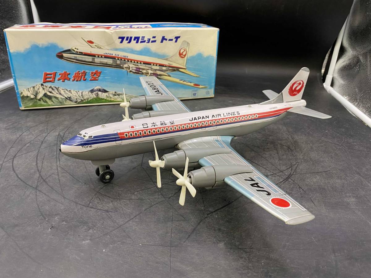新版 ブリキ 飛行機 昭和 おもちゃ レア ボーイング 747 JA8101 