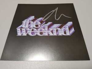 未使用☆　ザ・ウィークエンド　直筆サイン入りカード付きCD「ドーン・エフエム」『Dawn FM』　The Weeknd　通常ジャケット