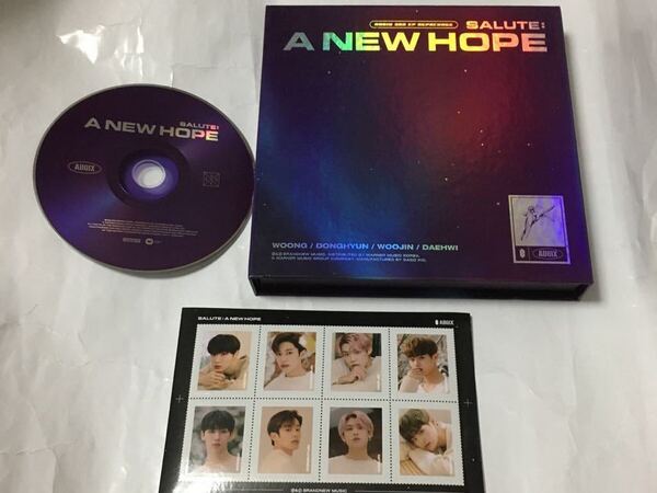 送料込み AB6IX エービーシックス CD 3RD EP REPACKAGE ☆SALUTE : A NEW HOPE☆ HOPE ver. 韓国盤 K-POP