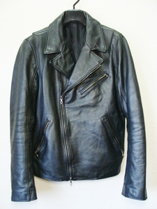 SHELLAC shellac *kau car f leather cow leather double rider's jacket blouson 