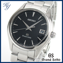 1円～ 3ヶ月保証付き 磨き済み 美品 本物 人気 Grand Seiko グランドセイコー 9F62-0A10 ブラック メンズ 時計_画像1