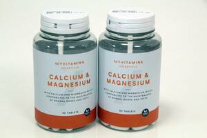 ①【未使用】MYPROTEIN　マイプロテイン CALCIUM&MAGNESIUM 90錠×2個 　カルシウム　マグネシウム