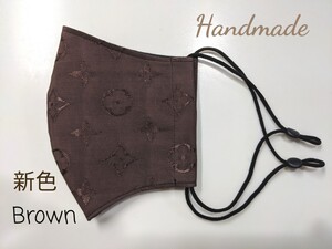 立体インナー ノーブランド モノグラム柄 ハンドメイド ブラウン