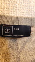 ★GAP★Ladies long sleeve tops size XXS ギャップレディース長袖トレーナートップスサイズXXS　USED IN JAPAN　グレー　スパンコール_画像2