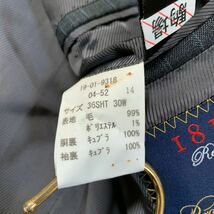 Brooks Brothers ブルックスブラザーズ スーツジャケット グレー × ストライプ_画像9