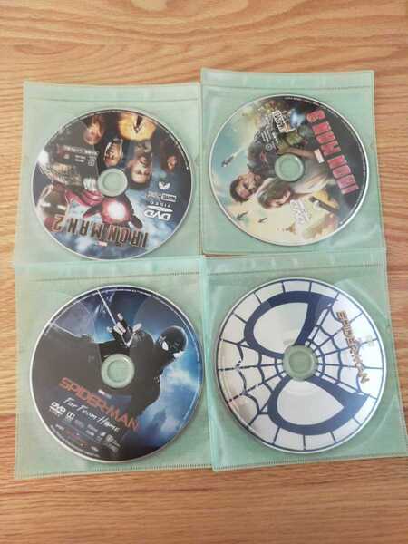 早い者勝ち マーベル DVD 4点セット 国内正規品 未再生 アイアンマン スパイダーマン