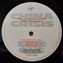 英VIRGINオリジLP！クイズ世界はShow By ショーバイ!!のBGM収録！China Crisis / Working With Fire And Steel 83年 逸見政孝 渡辺正行_画像3