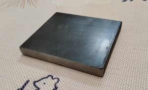 ペレットにも! 極厚鉄板 BBQプレート 厚み13mm 105mm*90mm ソロキャンプ