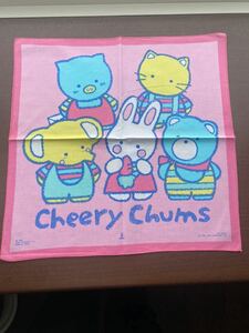 ★昭和レトロ★チアリーチャム★ cheery chums★給食シート★大判ハンカチ★約41×41㎝★超レア品★1979.1984 SANRIO★