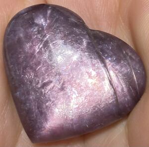  high quality repido light natural stone purple mica ( mica ) heart type Sale