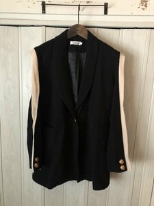 * unusual material party jacket /L*p2