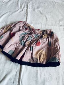muu muu размер 90 розовый полька-дот узор юбка ребенок девочка стиль 
