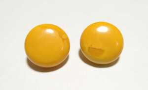 β Royal amber amber earrings βko Haku Mill key amber earrings 