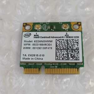 岐阜 即日発 送料63円 ★Intel Centrino Advanced-N+WiMAX6250 無線LAN WIFIカード622ANXHMW ★ 管 WD073