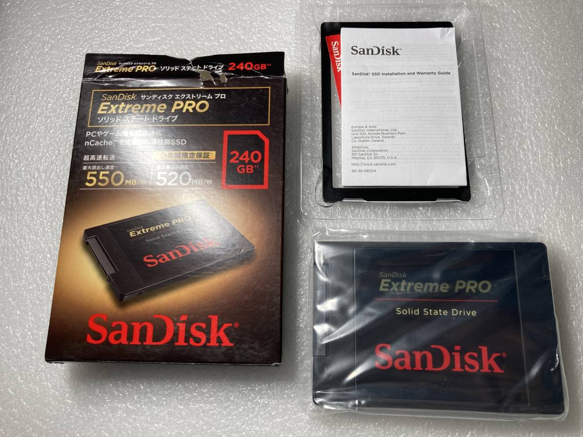SanDisk Extreme PRO 480GB MLC SSD 2.5インチ SATA mukougaoka