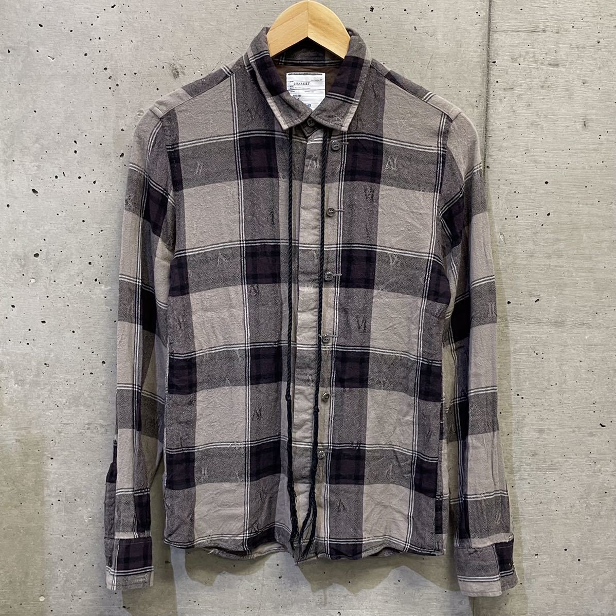 柔らかい SHAREEF DOUBLE JQ CHECK SHIRTS COAT ミント - 通販 - www
