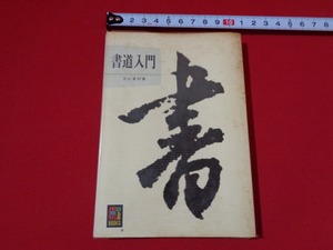 ｍ■□　カラーブックス255　書道入門　天石東村（著者）　昭和50年重版発行　保育社　/D25