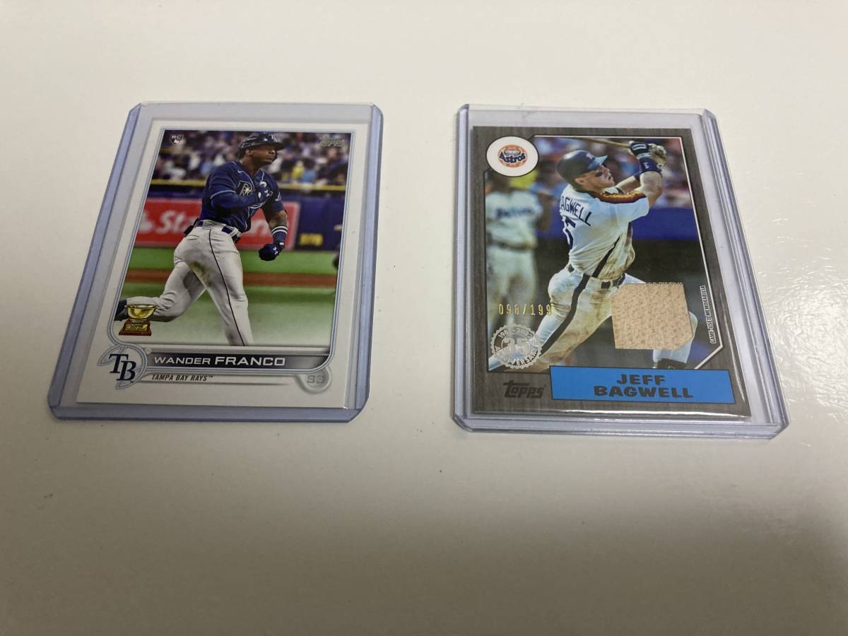 ジェフ・バグウェル直筆サインボール Jeff Bagwell ジェフ バグウェル MLB topps サインカード