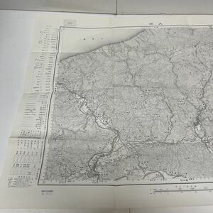 古地図 地形図 国土地理院 五万分之一 昭和28年応急修正 昭和36年発行 大洲 愛媛県