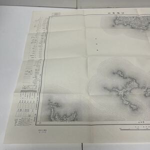 古地図 地形図 国土地理院 五万分之一 昭和28年応急修正 昭和32年発行 伊豫高山 伊予高山 愛媛県 宇和海