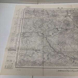 古地図 地形図 五万分之一 地理調査所 昭和28年応急修正 昭和30年発行 別府 大分県