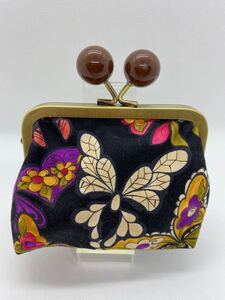 値下げ ハンドメイド がま口ポーチ ロラライハリス