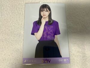 乃木坂46 乃木坂46時間TV Tシャツ 生写真 中村麗乃 チュウ