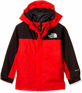 新品 THE NORTH FACE ノースフェイス キッズ 100 ゴアテックスマウンテン ジャケット GORE-TEX Mountain Jacket 33000円 赤 防水 登山 17