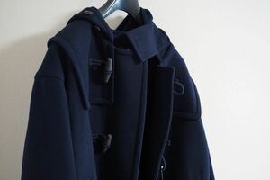 新品 11/12オンライン購入 +J 2021AW ダッフルコート M navy 