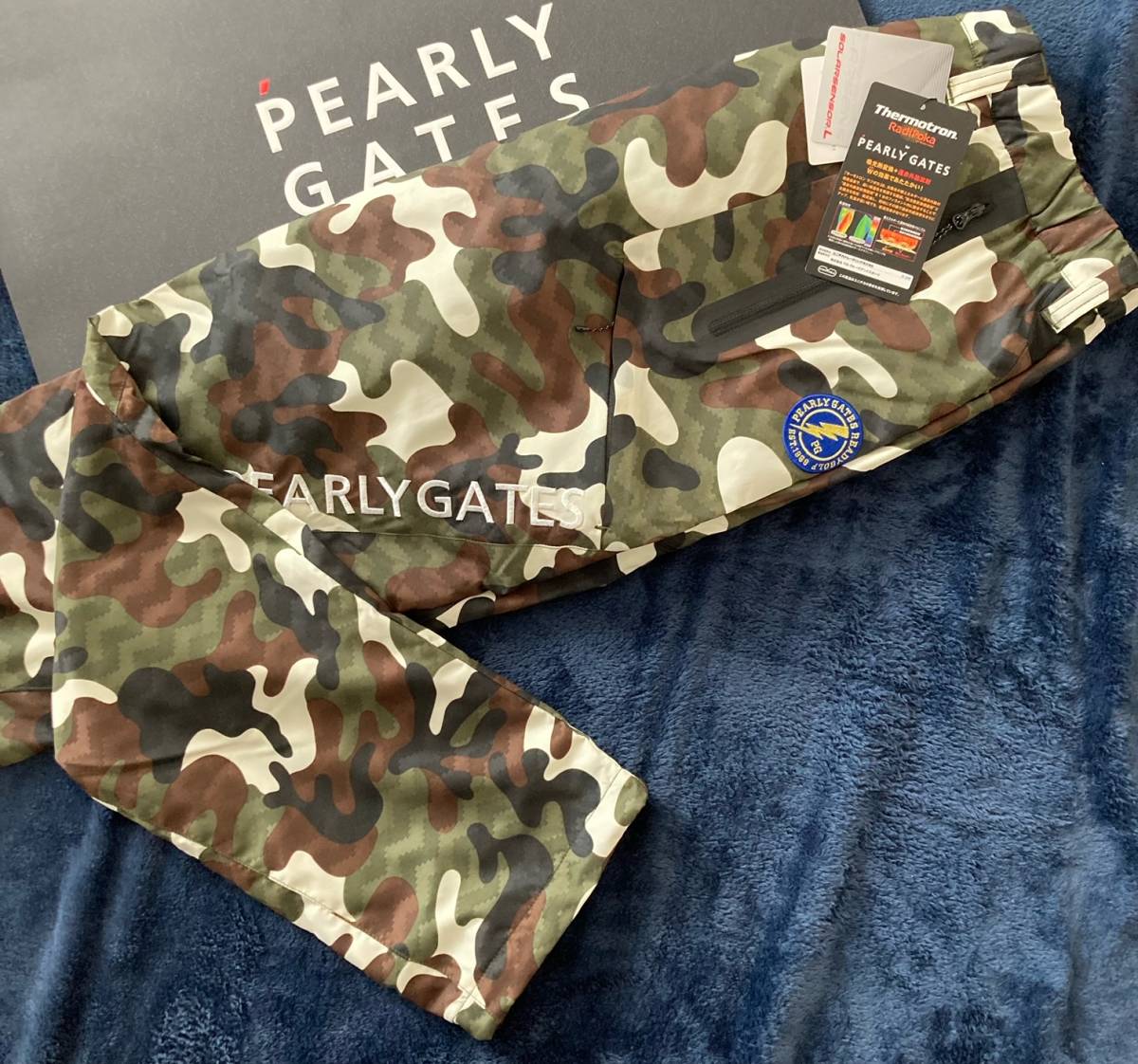 正規激安 PEARLY GATES パーリーゲイツ タフレックス パンツ カモフラ ...