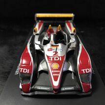 スパーク 1/43 アウディ スポーツノースアメリカ R10 #2 R.カペッロ/T.クリステンセン/A.マクニッシュ ルマン24時間 2008 優勝 アシェット_画像4