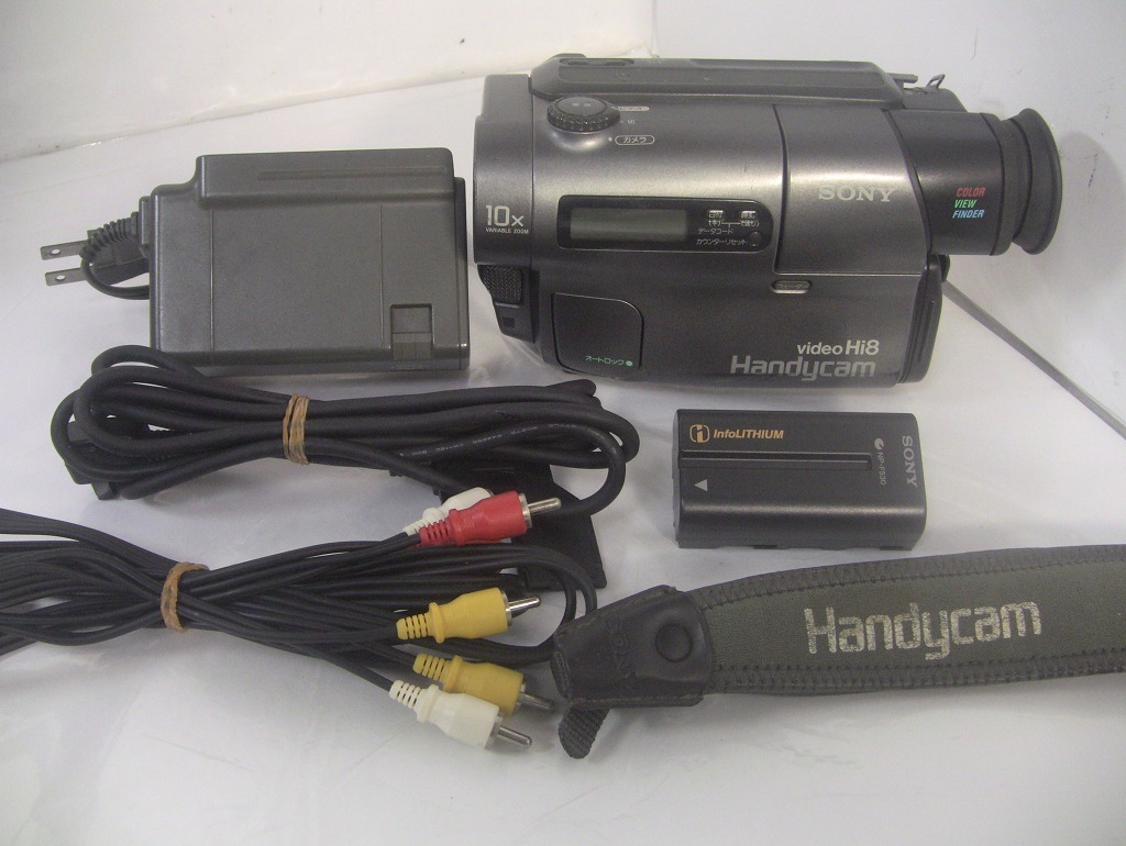 人気の春夏 8mmテープ再生できます！【動作確認済み】 SONY Hi8ビデオカメラ CCD-SC7 ☆ダビングにご使用ください！☆/0146 -  8ミリビデオカメラ - hlt.no