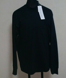 ラスト1着　人気　HEIQ PURE Lサイズ　ブラック　胸ポケット付　長袖　シャツ　Tシャツ　綿100％　インドネシア製