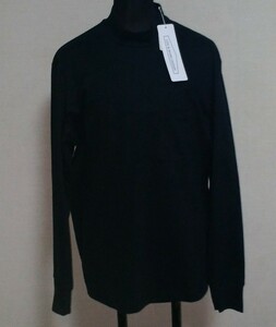 ラスト1着 人気 HEIQ PURE Lサイズ ブラック 胸ポケット付 長袖 シャツ Tシャツ 綿100% インドネシア製