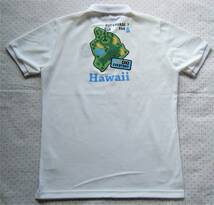 マンシング　Munsingwear　HAWAII　ゴルフ用高機能/冷感ポロシャツ　白色　サイズ M　TAROUTモデル　吸汗速乾/冷感/UV機能　定価 18,700円_画像3