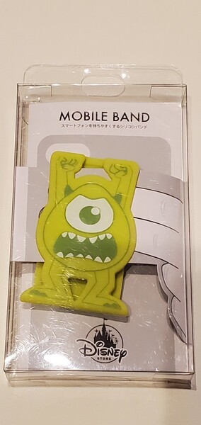 スマートフォン シリコンバンド ディズニー モンスターズインク マイク スマホ iPhone ディズニーストア購入 新品未開封